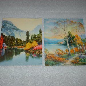 Pair of antique William Thompson lithograph prints